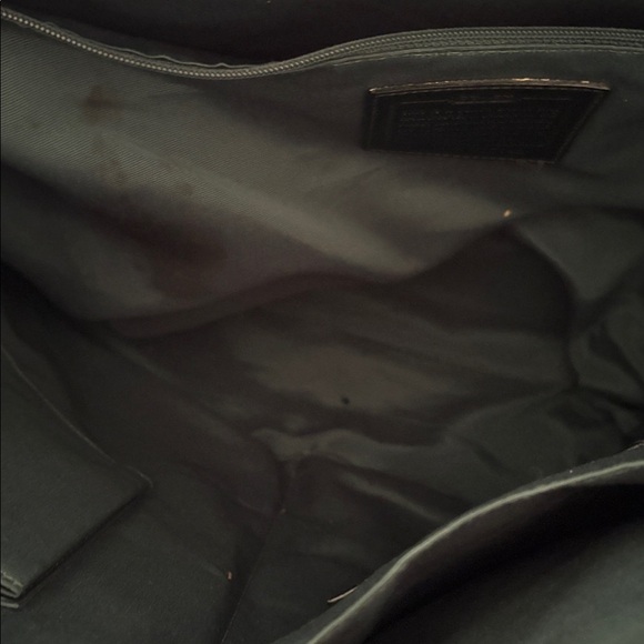 Gently Loved Coach Black Canvas and Leather Tote Bag - Picture 8 of 16